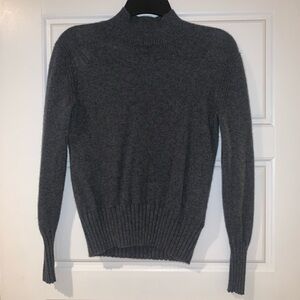 J. Crew Charcoal Mockneck Sweater